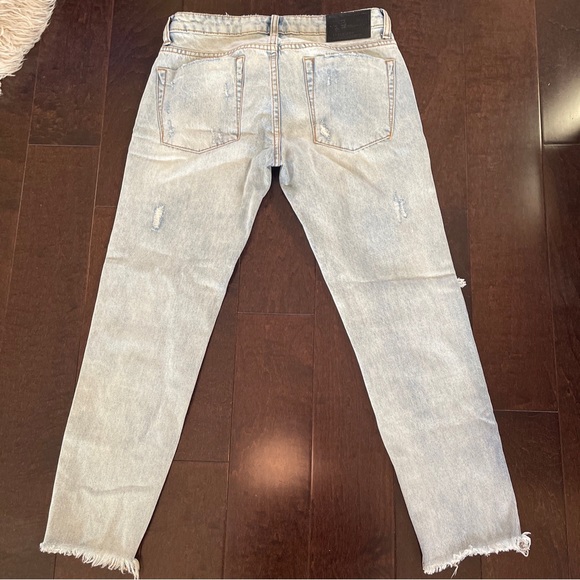 One Teaspoon Freebirds Ladies Destroyed Denim Jeans - Size 26 —- 7/8 Length - Picture 4 of 5